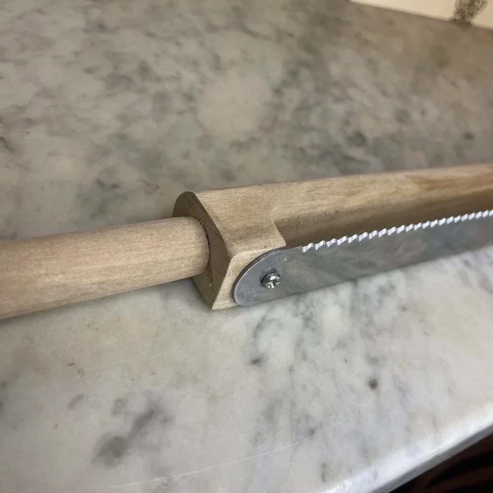 Vintage Fiddle Bow Bread‎ Slicing Knife 15